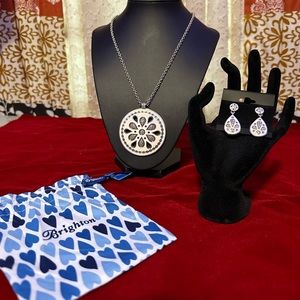 Brighton Necklace & Earring Set with Brighton Bag